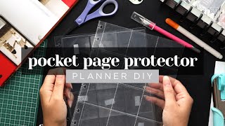 CREATING A DIY POCKET PAGE PLANNER INSERT WITH LAMINATED SHEETS  DISCBOUND CLASSIC HAPPY PLANNER [upl. by Akenor384]