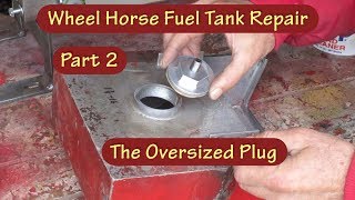 Wheel Horse Fuel Tank Repair Part2 [upl. by Chaker]