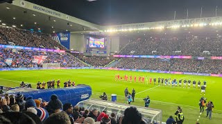 THE IBROX ROAR IS BACK Rangers 21 Aberdeen  Stadium Atmosphere [upl. by Anelak95]