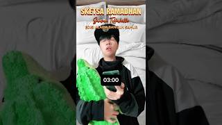 BANGUN SAHUR  SKETSA RAMADHAN SANSANTIFFABELLE 2024 POV shorts [upl. by Gerik]