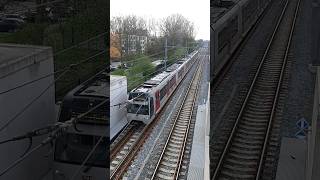 RET Trams Metros Schiedam Nieuwland  Hoekse Lijn 21 April 2023 [upl. by Ayekram952]