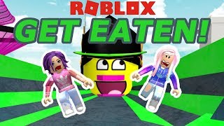 Roblox Get Eaten  We Get Eaten by Giant Noobs [upl. by Alyak]