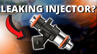 SYMPTOMS OF A LEAKING FUEL INJECTOR [upl. by Sedgewick]