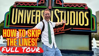 Universal Studios Hollywood VIP Full Tour How To Skip Lines EVEN At SUPER NINTENDO WORLD [upl. by Adirem]