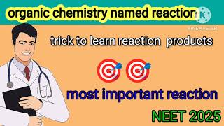 trick to learn named reaction named reaction trick neet2025 neet2024 [upl. by Peyton635]