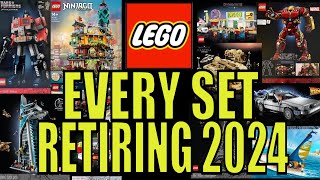 EVERY LEGO Set RETIRING 2024  2025 1000 SETS [upl. by Nolly241]