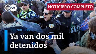 DW Noticias del 2 de mayo Biden condena la violencia en las manifestaciones universitarias [upl. by Heyer]