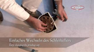 ROKAMAT quotGEXquot  Renovation Grinder  Sanierungsschleifer Original Video [upl. by Saihttam]