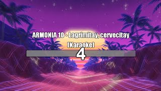 ARMONIA 10  Lagrimitay cervecitay Karaoke [upl. by Juanne]