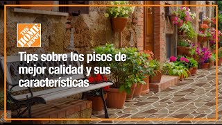 Tips sobre los pisos de mejor calidad y sus características  Pisos  The Home Depot Mx [upl. by Annauqal]