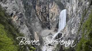 Bovec Soča Valley  Waterfall Boka [upl. by Busey]