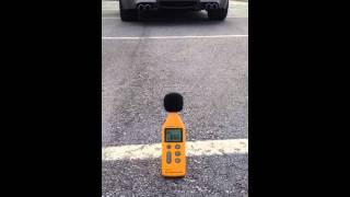 E60 M5 stock exhaust decibel meter reading [upl. by Dekow]