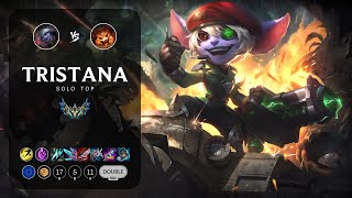 Tristana Top vs Gnar  EUW Challenger Patch 145 [upl. by Judye]