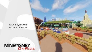 MineDisney OnRide  Cars Quatre Roues Rallye [upl. by Loar43]