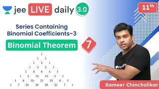 JEE Binomial Theorem L7  Unacademy JEE  JEE Maths  Sameer Chincholikar [upl. by Foley563]