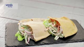 Coleslaw in pita pockets  Chef Shipra Khanna  Veeba Aaj Kya Khaoge [upl. by Tobi]