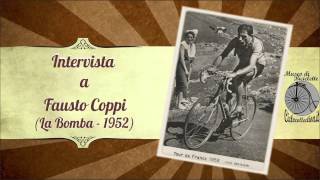 Intervista a Fausto Coppi La Bomba  1952 [upl. by Ayidah]