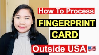 How to Process FINGERPRINT CARD outside USA Alissa Lifestyle Vlog [upl. by Ekul550]