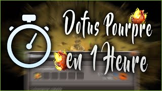 Dofus  Obtenir Le Dofus Pourpre de A à Z en 1H [upl. by Aenotna]