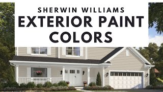 Best Sherwin Williams Exterior Paint Colors [upl. by Myranda]