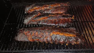 Sundays 321 baby back ribs on the smoker [upl. by Moor]