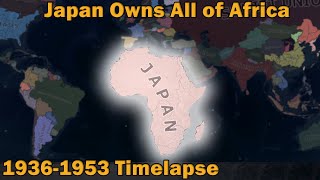 What if Japan owned all of Africa  Hoi4 Timelapse [upl. by Tanya]