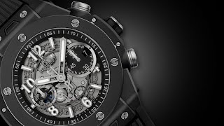 HUBLOT  BIG BANG UNICO BLACK MAGIC 44MM [upl. by Assirralc]