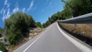 Motorradtour Sardinien SS198 von Lanusei nach Tortoli [upl. by Aholah]