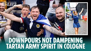 Downpours dont dampen Tartan Army spirits in Cologne [upl. by Bouton399]