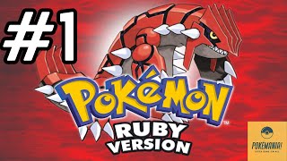 Pokemon Ruby Walkthrough  Our Adventure Begins [upl. by Aisiat]