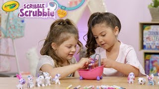 NEW Crayola Scribble Scrubbie Pets  Crayola Product Demo [upl. by Banna]