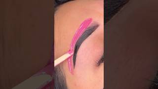 Eyebrow waxing tutorial 😮shorts brows waxing subscribe ♥️ [upl. by Ilarin]