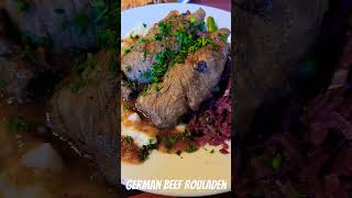 Beef Rouladen  German Dish  German Dish beef rouladen classicgermanfood shorts [upl. by Naz]