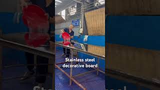 A leading supplier of stainless steel decorative sheetsstainlesssteelfactory [upl. by Nilyad364]