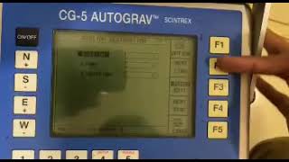 CG5 Autograv data acquisition and settings  Scintrex [upl. by Aniral837]