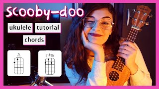 ScoobyDoo  Pinguini Tattici Nucleari Cover Ukulele  TutorialChords [upl. by Leuams]