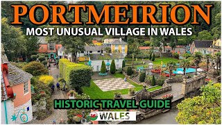 PORTMEIRION VILLAGE  A TASTE OF ITALY IN NORTH WALES  Portmeirion Village Tour and History [upl. by Patrizius]