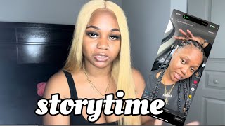 i went to the WORST braider in my city 😭 story time [upl. by Feenah]