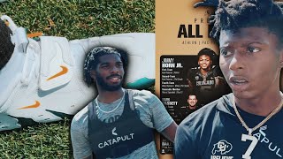 CU Players React To PAC 12 Honors amp A Closer Look At Deion Sanders Nike Cleats [upl. by Ailecara104]