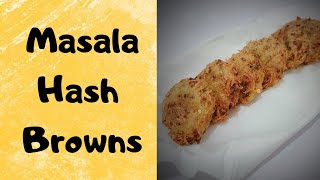 Masala Hash Browns  Indian Style Hash Browns Recipe  Spicy Breakfast Hash Browns [upl. by Poore]