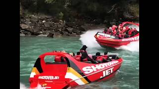 Shotover Jet Boat  Queenstown  New Zealand [upl. by Essinger]