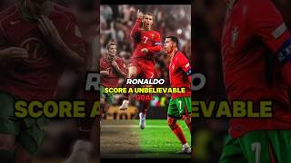 Ronaldo scores a Bicycle Kick goal vs Poland shorts trending football ronaldo youtubeshorts [upl. by Wallas]