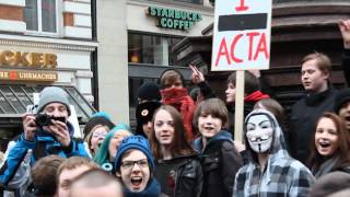 ACTADemo Hamburg  Gemeinsam gegen ACTA [upl. by Atiniuq904]