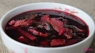 ботьвинья борщ с ботвой beetroot recipe [upl. by Stephania131]