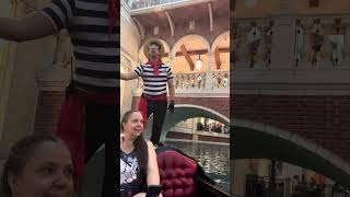 Gondola Ride at the Venetian resort Las Vegas plexusconvention2024 [upl. by Aiuqet]