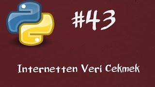 Python3 Dersleri 43  Bir Web Sitesindeki Kelime Frekansı 1  İnternetten Veri Çekmek [upl. by Aderfla735]