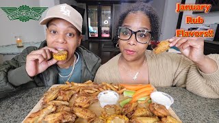 TRYING WINGSTOP JANUARY DRY RUB FLAVORS FOR THE FIRST TIME [upl. by Ynes]