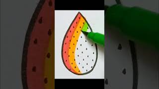 easy drop drawing 💧 art ytshorts satisfying creative [upl. by Eeralih]