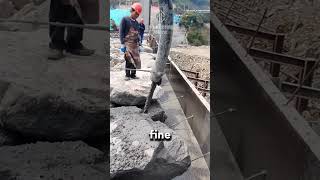 SelfCompacting Concrete Filling Formworks 😍 shorts [upl. by Frame]