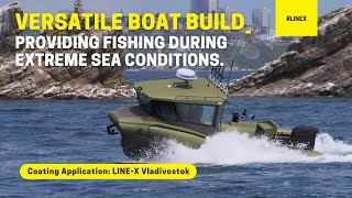 VERSATILE BOAT BUILD PROVIDING FISHING DURING EXTREME SEA CONDITIONS [upl. by Blank72]